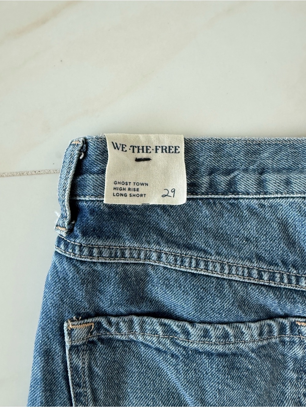 NWT Free People Ghost Town Long Shorts - Picture 7 of 7